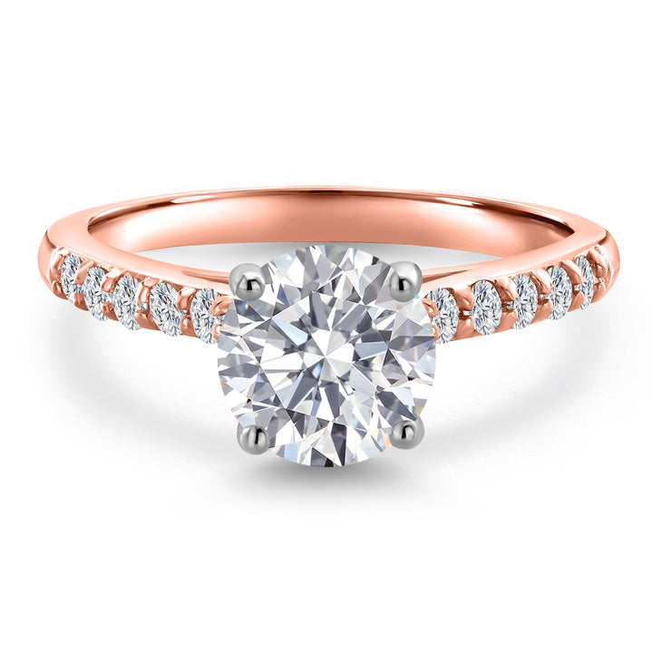 Ring in 10K Two Tone Gold