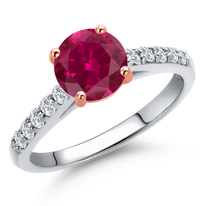 Created Ruby - July_5_Ring in 10K Two Tone Gold