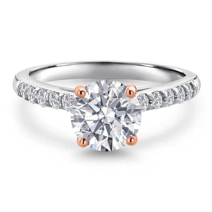 Ring in 10K Two Tone Gold