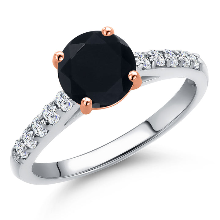 Onyx - December_5_Ring in 10K Two Tone Gold