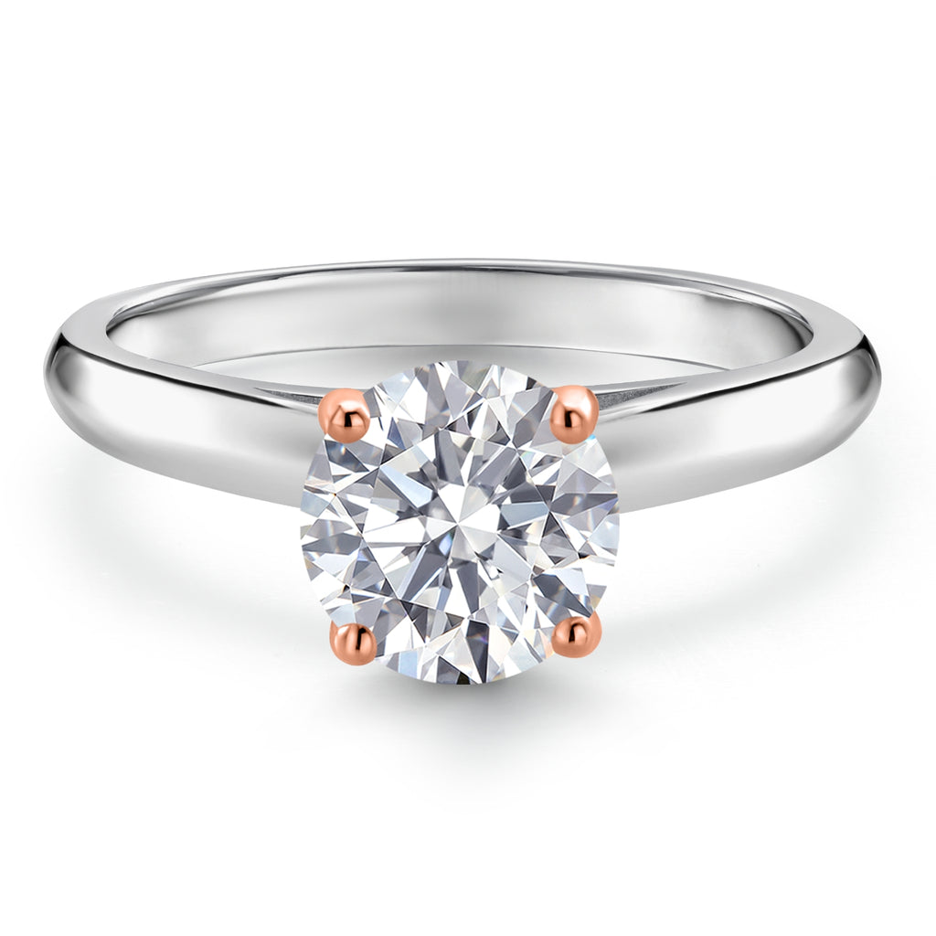 Ring in 10K Two Tone Gold