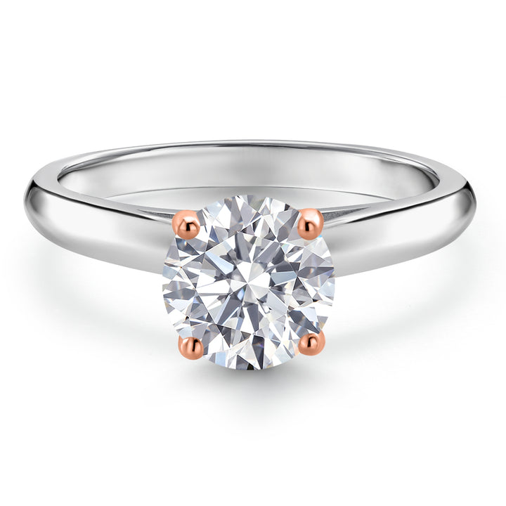 Ring in 10K Two Tone Gold
