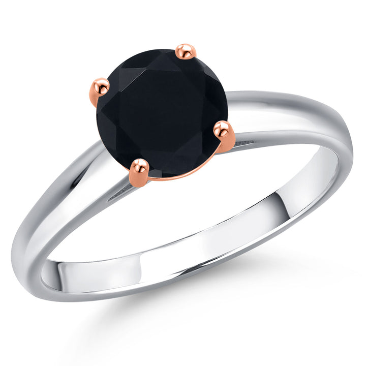 Onyx - December_9_Ring in 10K Two Tone Gold