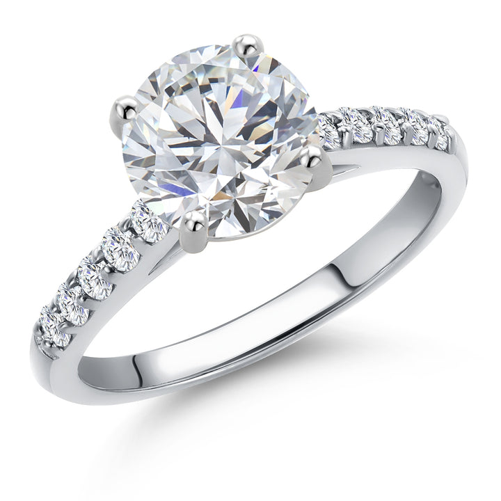 White Lab Grown Diamond - April_5_Ring in 10K White Gold