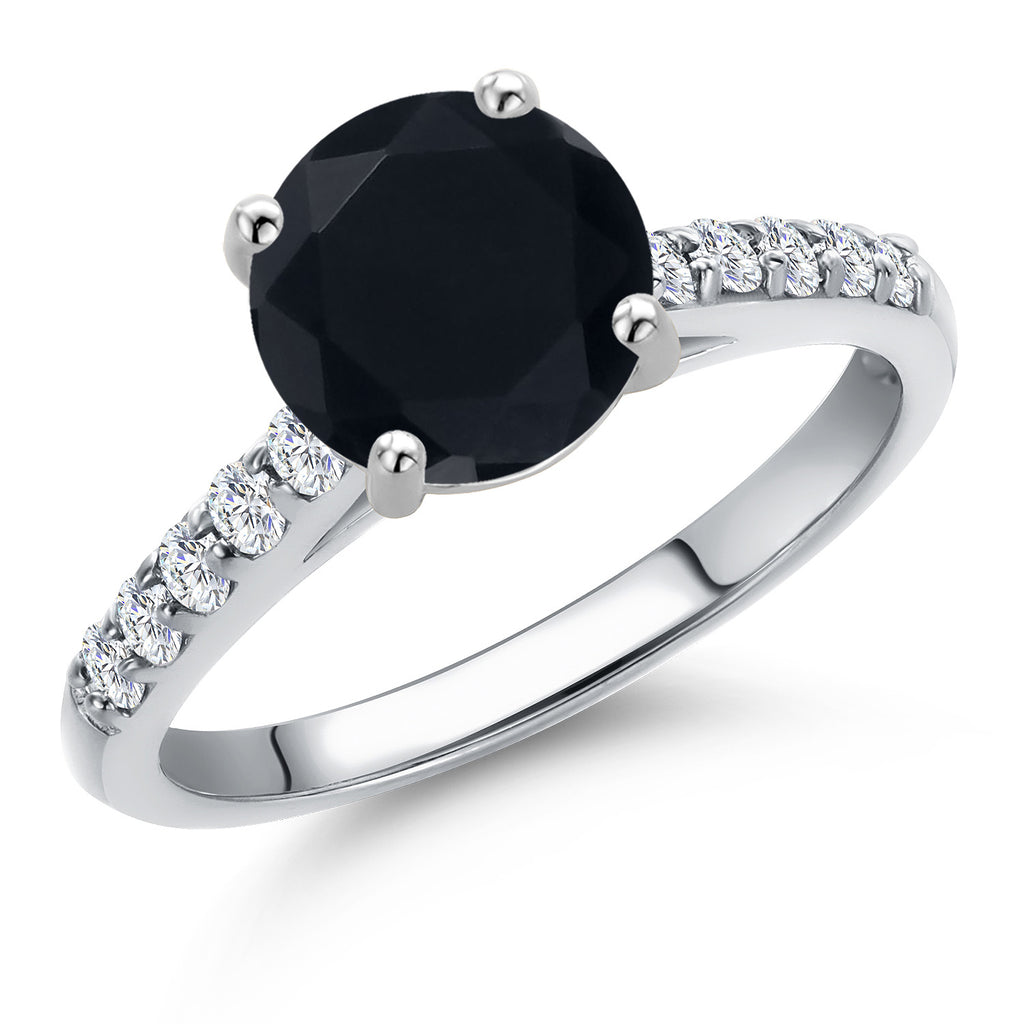 Onyx - December_6_Ring in 10K White Gold