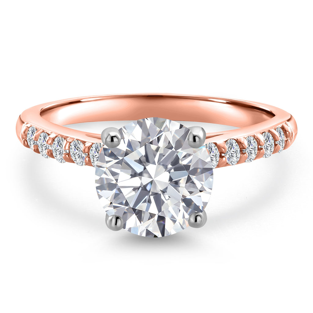 Ring in 10K Two Tone Gold