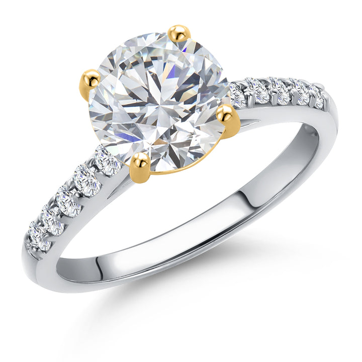8_Ring in 10K Two Tone Gold