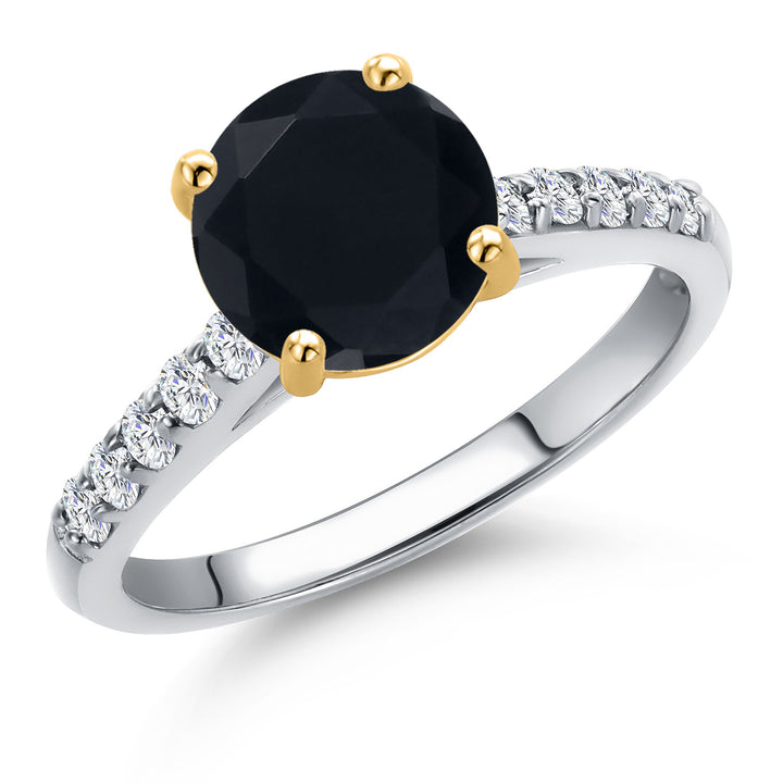 Onyx - December_5_Ring in 10K Two Tone Gold