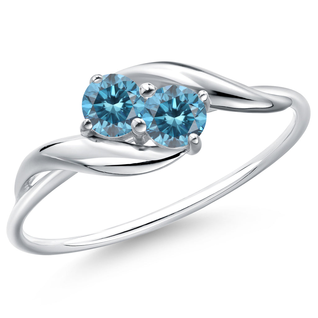Ring in 10K White Gold