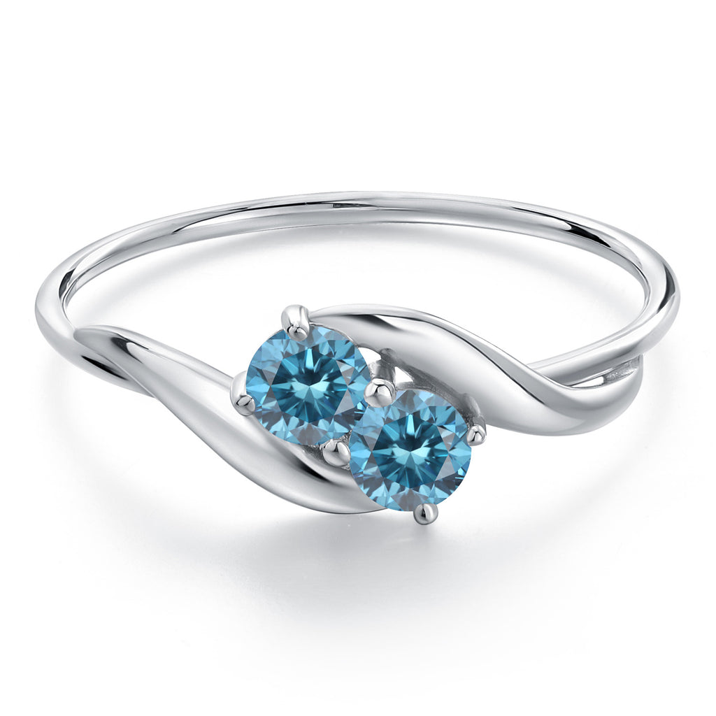Ring in 10K White Gold