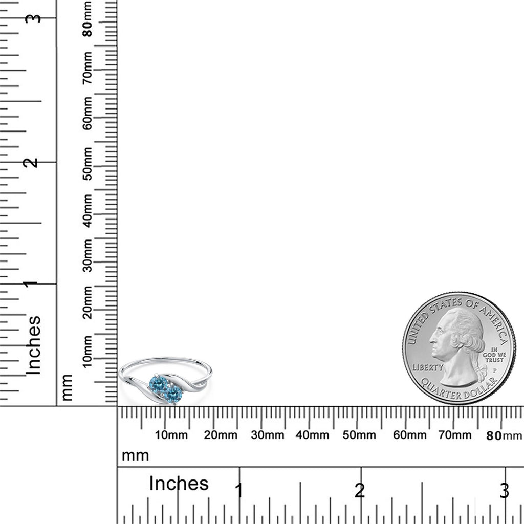 Ring in 10K White Gold