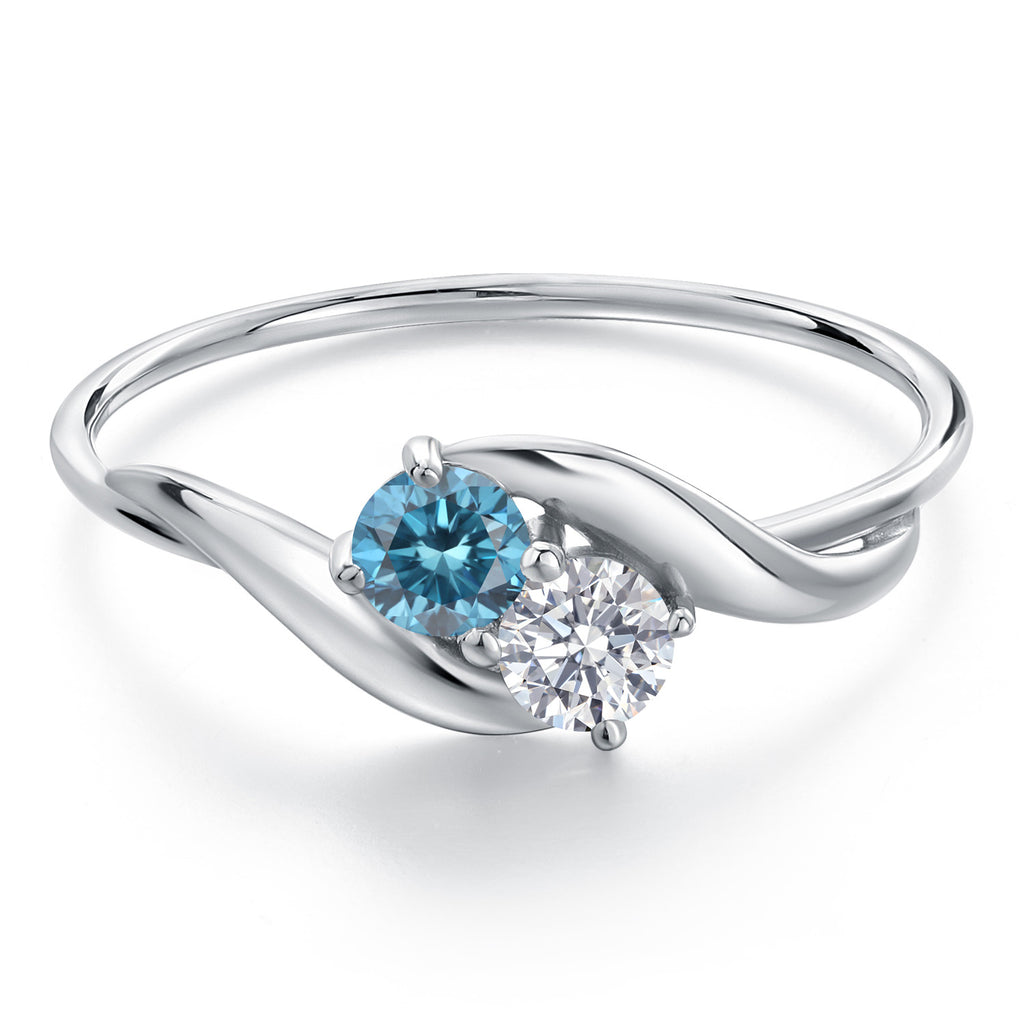 Ring in 10K White Gold