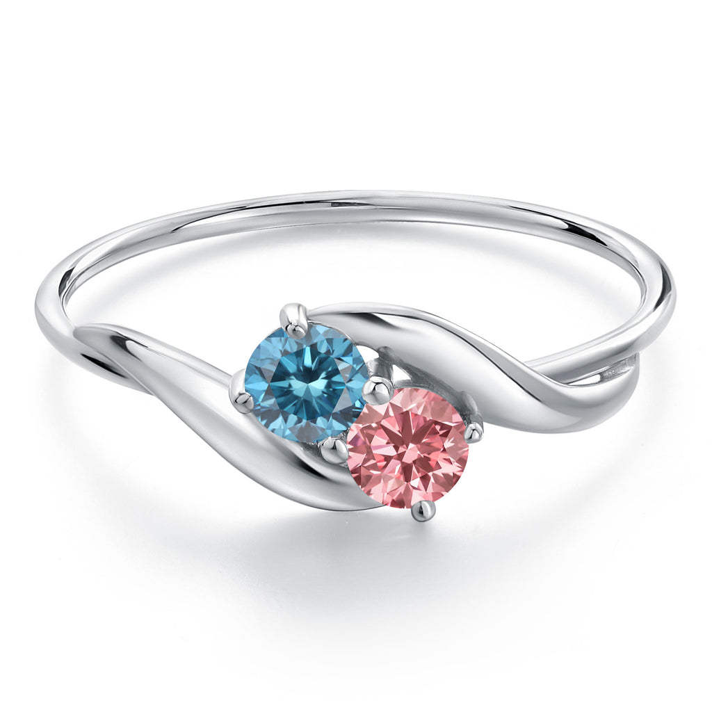 Ring in 10K White Gold