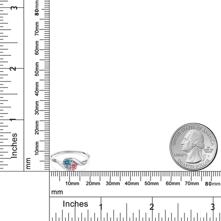 Ring in 10K White Gold