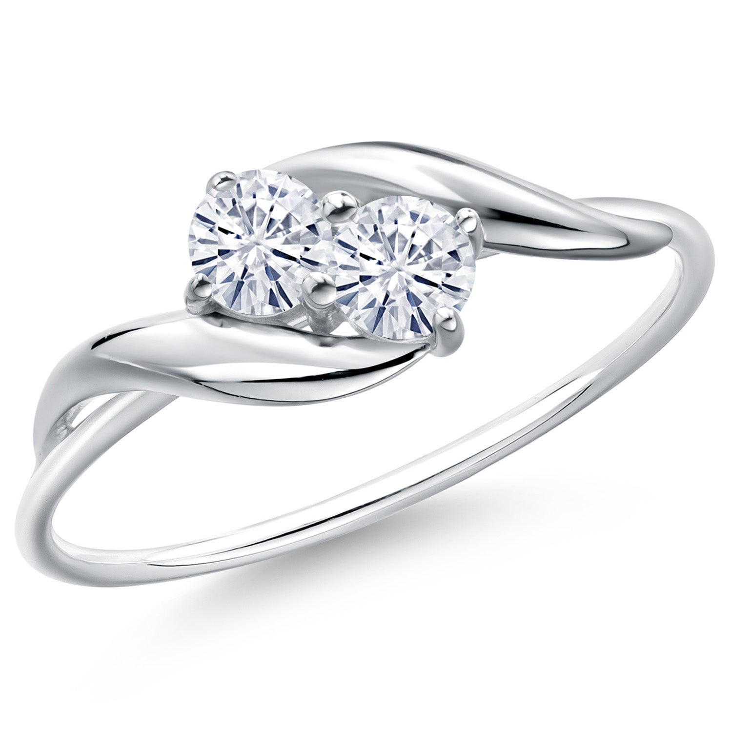 Ring in 10K White Gold