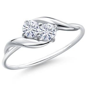 Ring in 10K White Gold