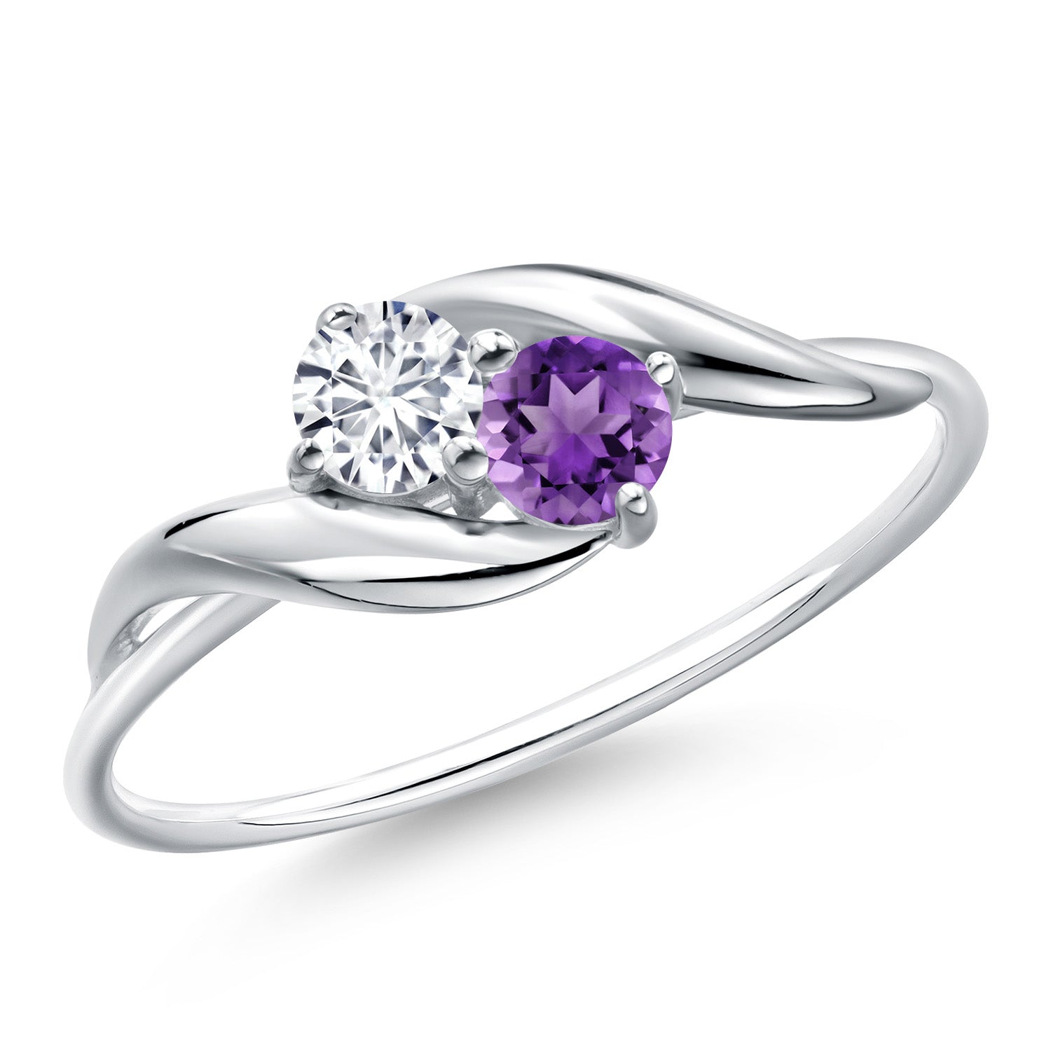 Ring in 10K White Gold