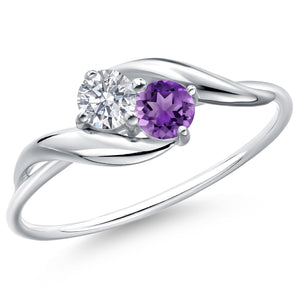 Ring in 10K White Gold