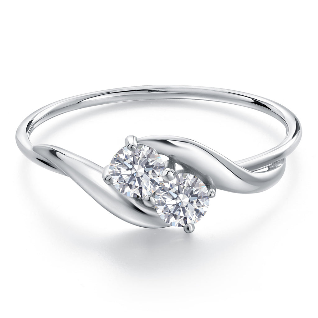 Ring in 10K White Gold