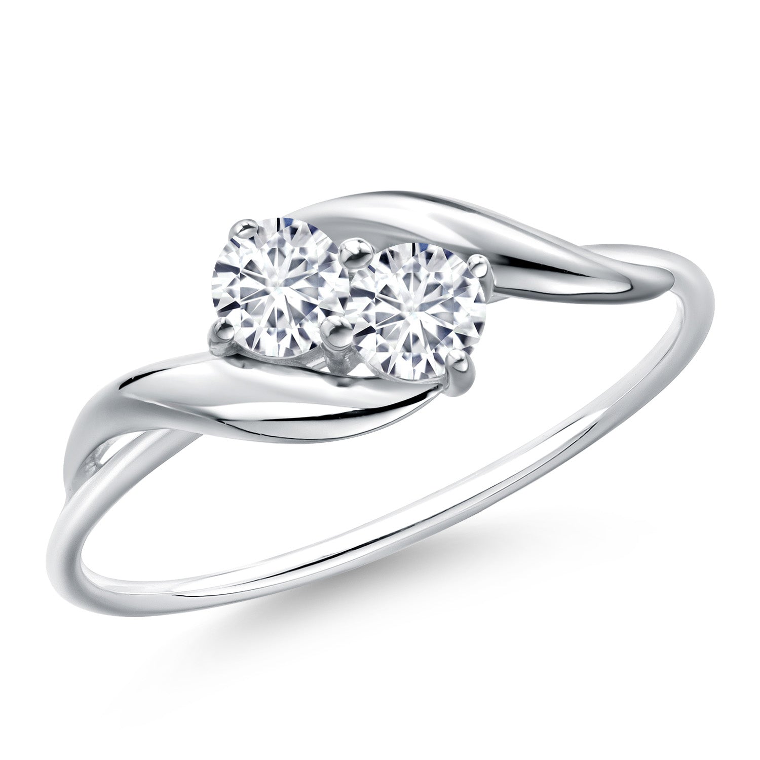 Ring in 10K White Gold