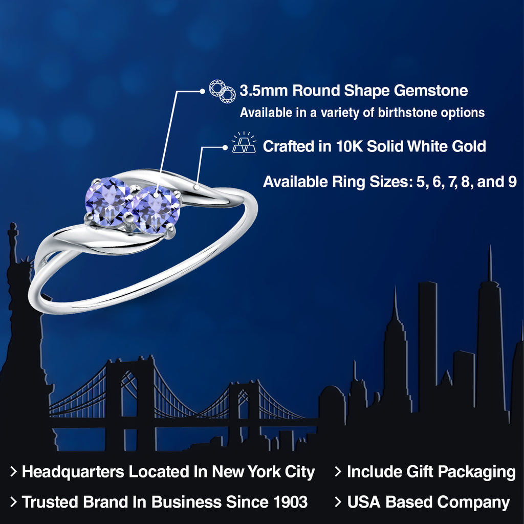 Ring in 10K White Gold