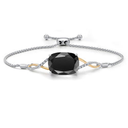 Bracelet in 925 Sterling Silver and 10K Yellow Gold