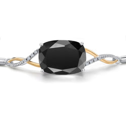 Bracelet in 925 Sterling Silver and 10K Yellow Gold