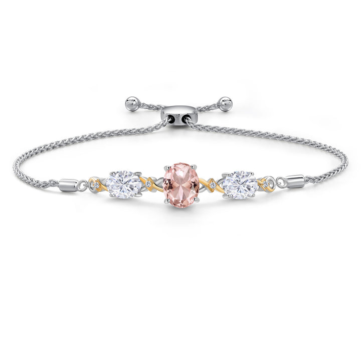 Bracelet in 925 Sterling Silver and 10K Yellow Gold