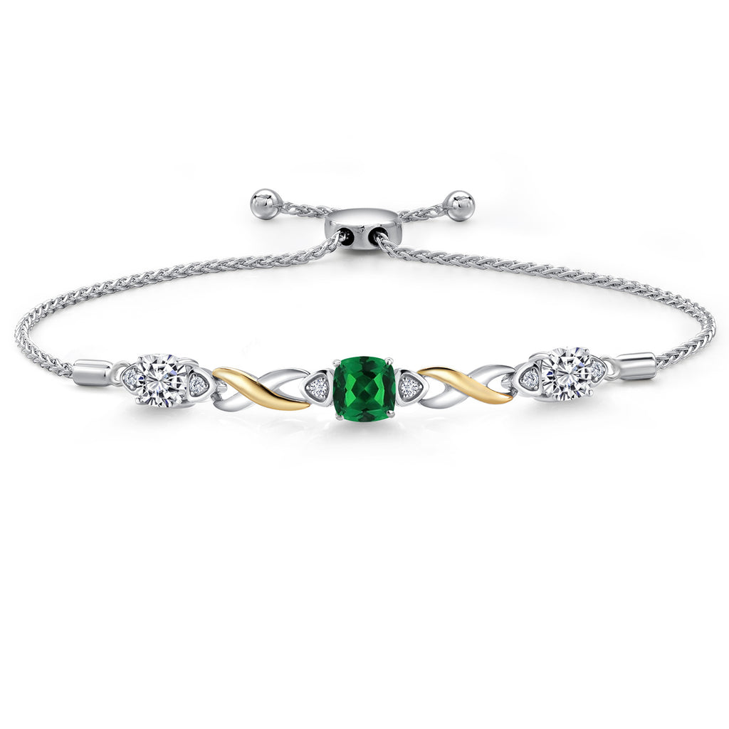 Bracelet in 925 Sterling Silver and 10K Yellow Gold