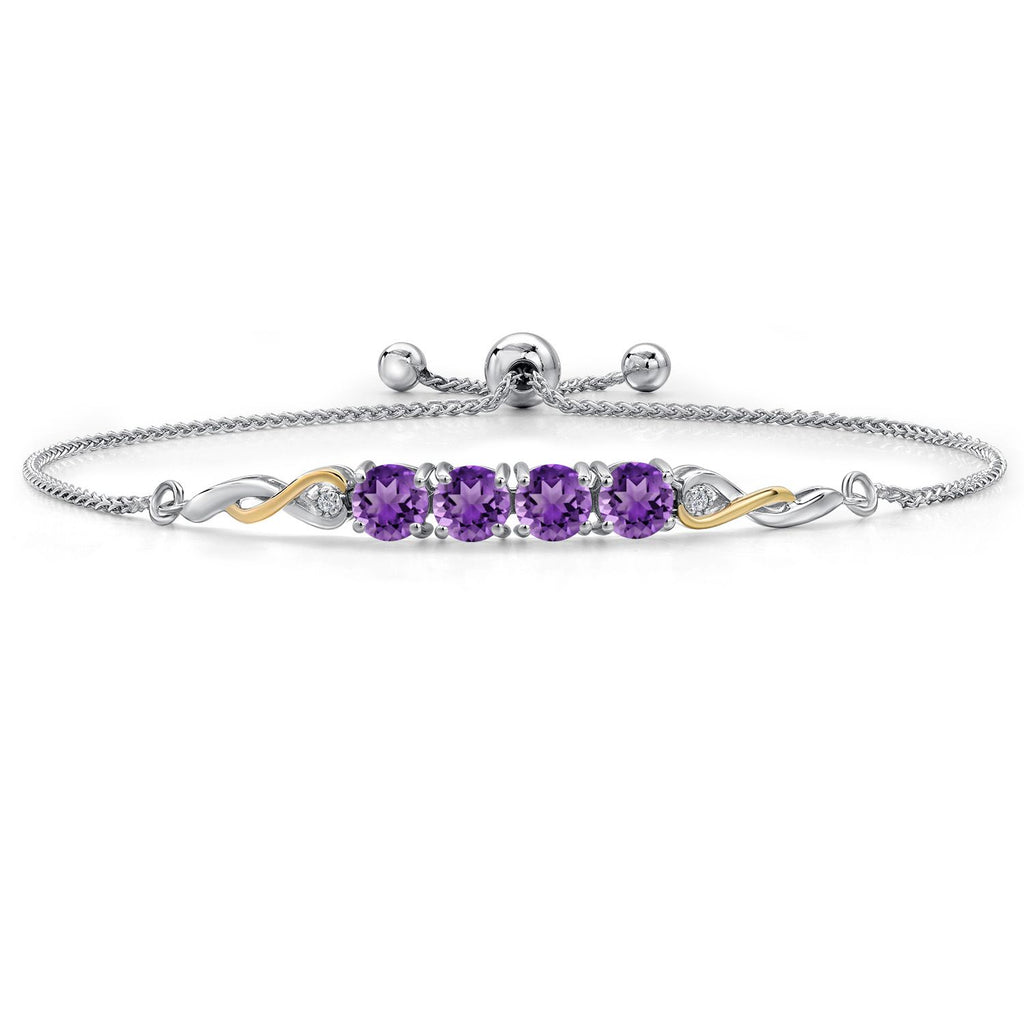 Bracelet in 925 Sterling Silver and 10K Yellow Gold