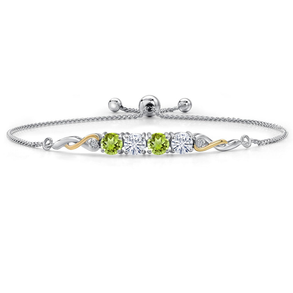Bracelet in 925 Sterling Silver and 10K Yellow Gold