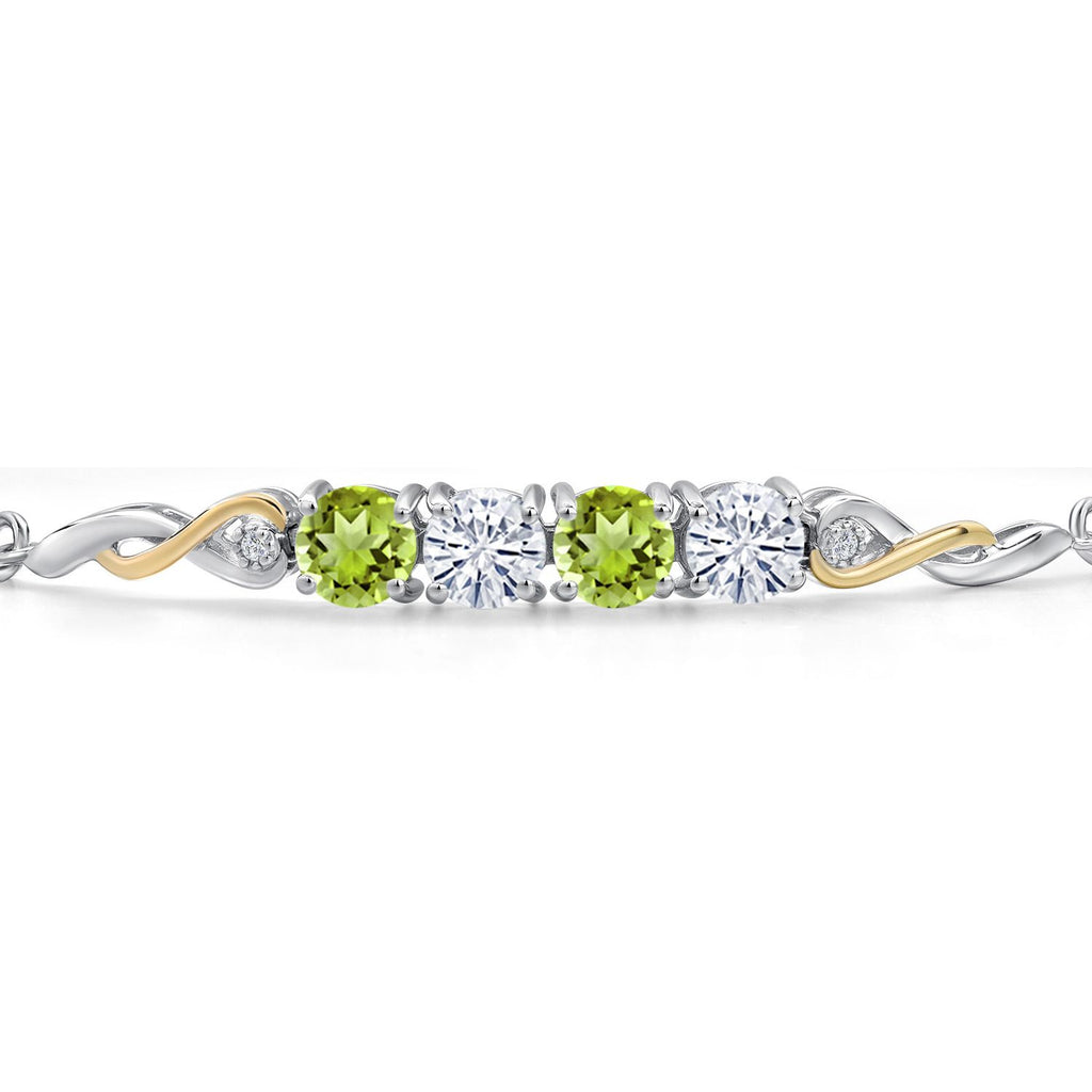 Bracelet in 925 Sterling Silver and 10K Yellow Gold