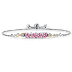 Bracelet in 925 Sterling Silver and 10K Yellow Gold