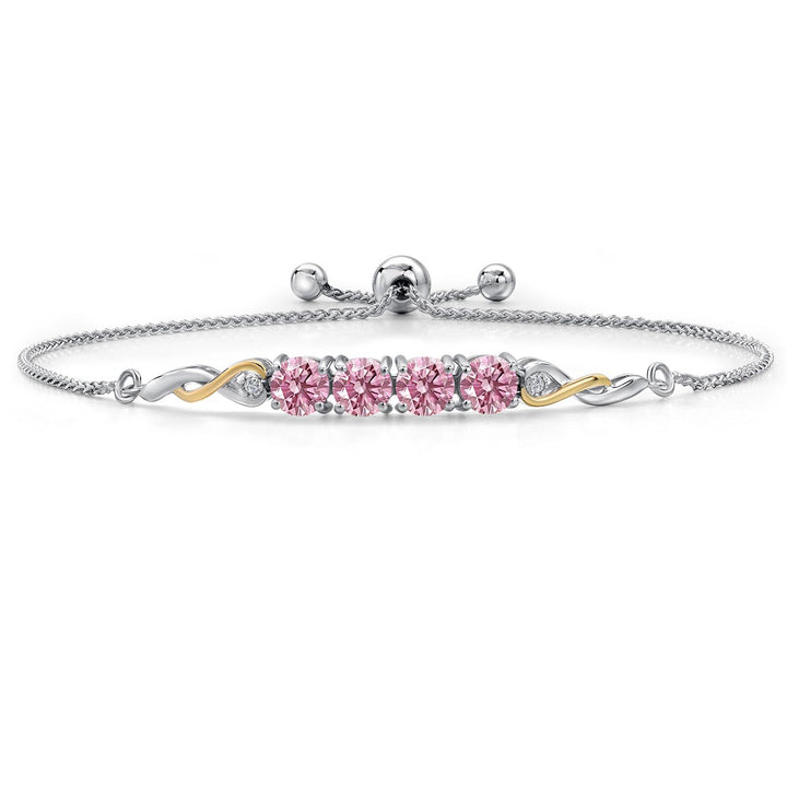 Bracelet in 925 Sterling Silver and 10K Yellow Gold