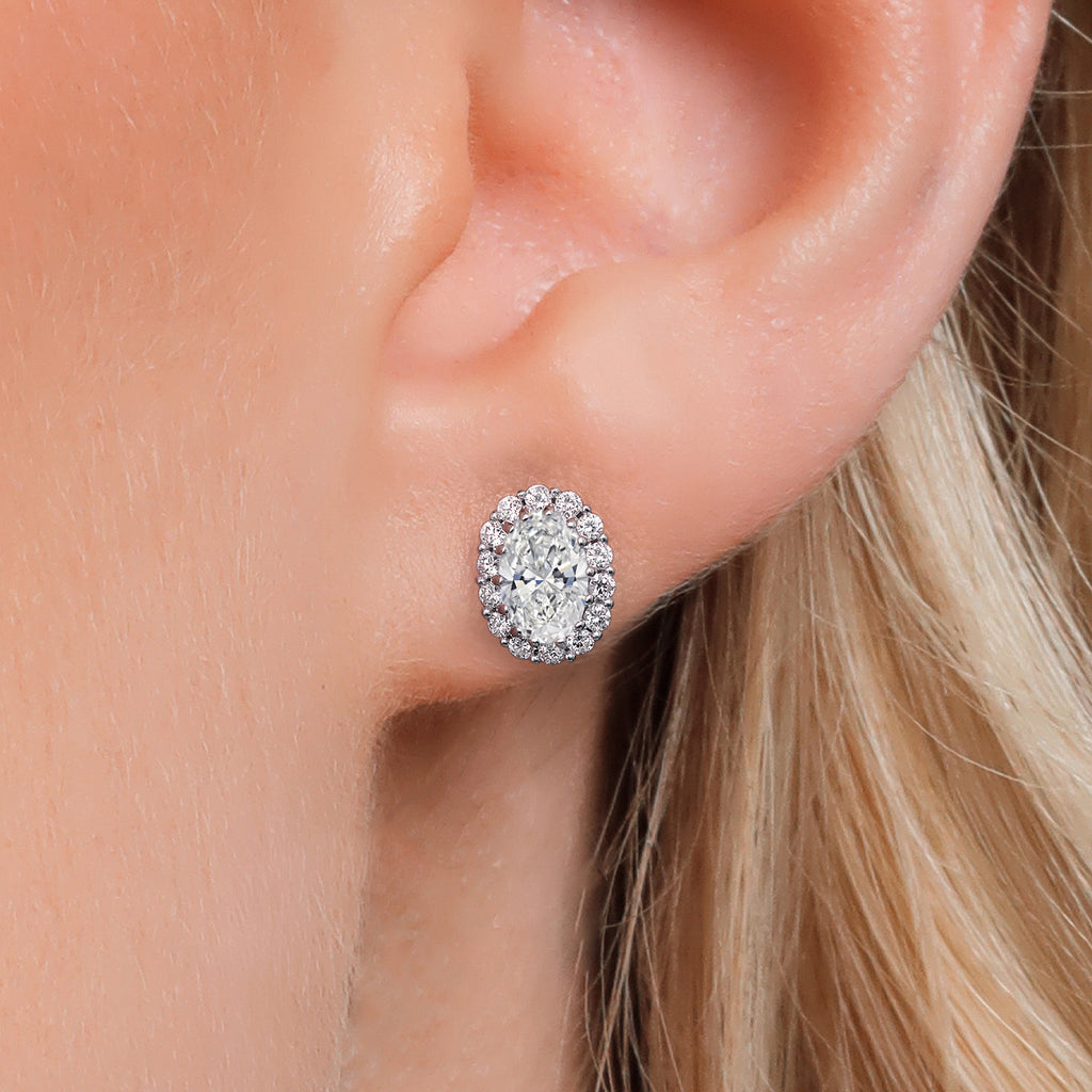 Earrings in 925 Sterling Silver and 10K Yellow Gold