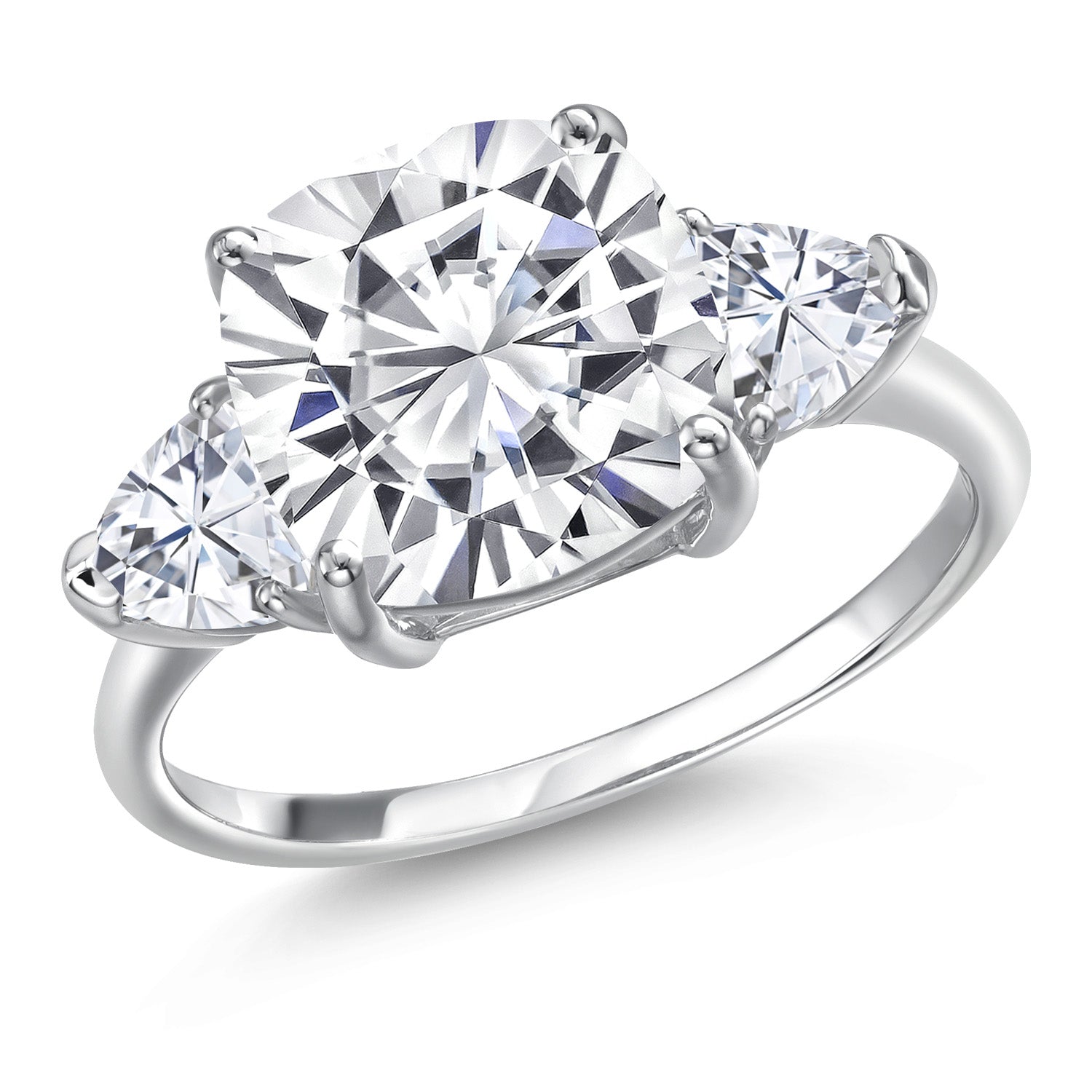 Ring in 10K White Gold