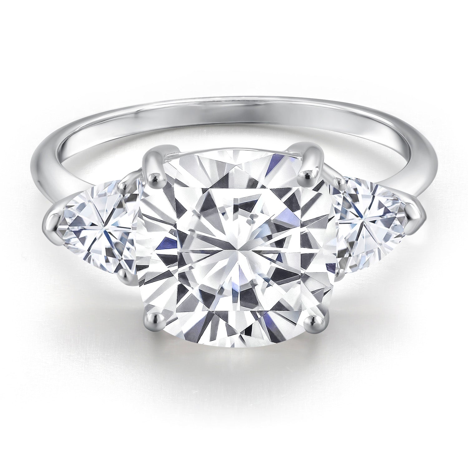 Ring in 10K White Gold