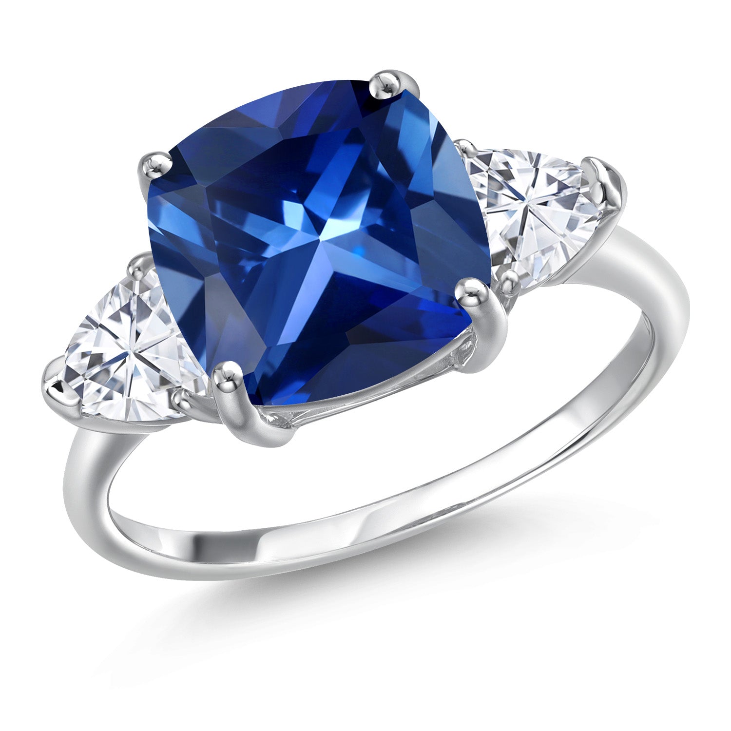 Ring in 10K White Gold