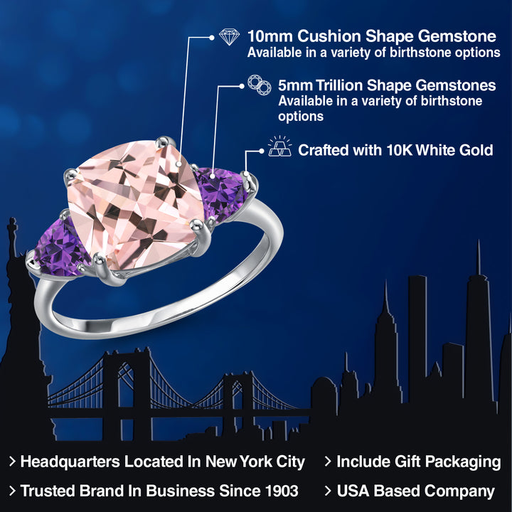 Ring in 10K White Gold