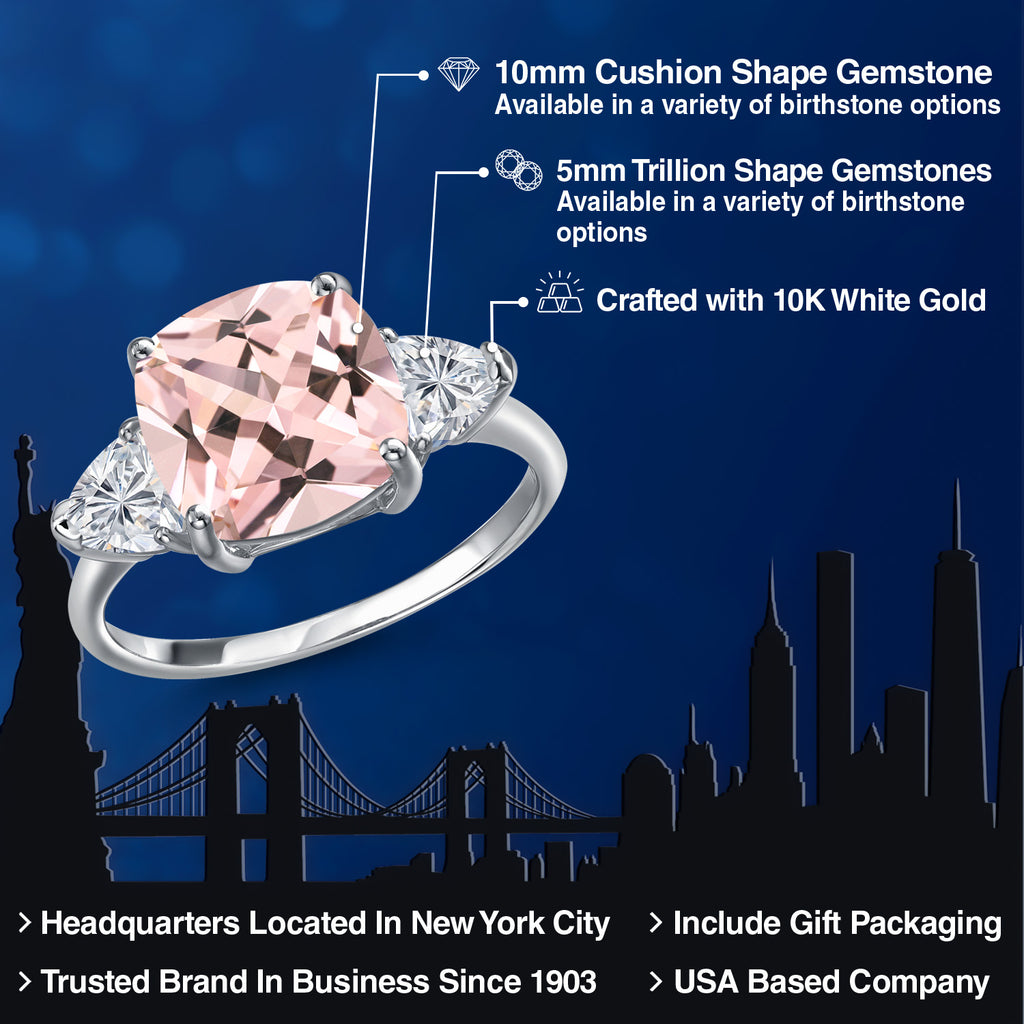 Ring in 10K White Gold