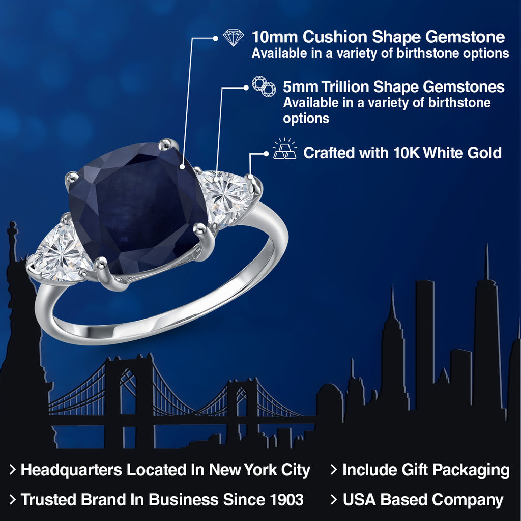 Ring in 10K White Gold