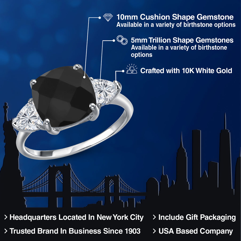 Ring in 10K White Gold