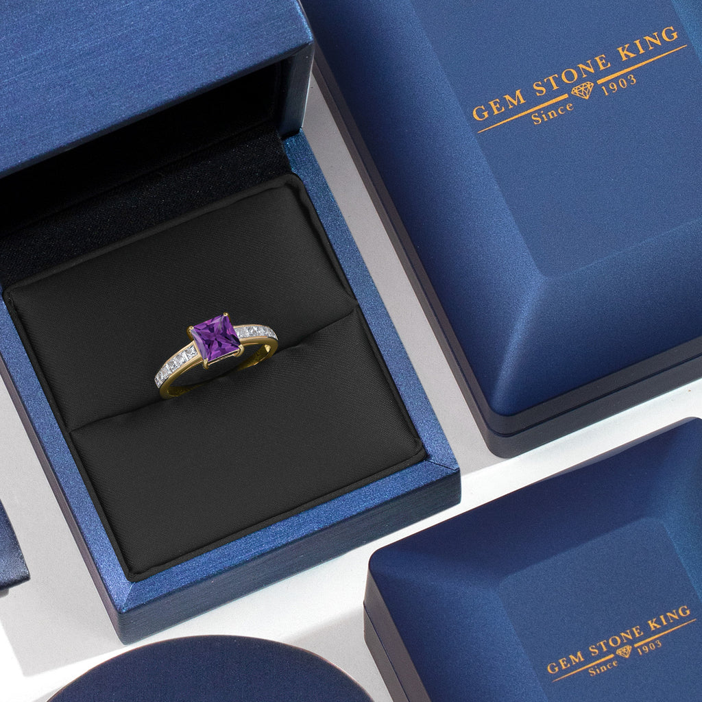 Amethyst - February_6_Ring in 14K Yellow Gold