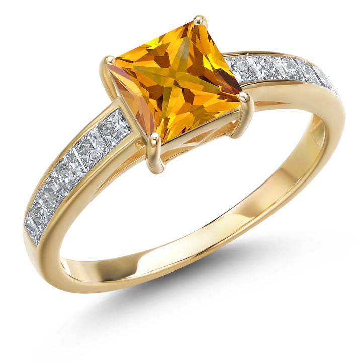 Citrine - November_5_Ring in 14K Yellow Gold