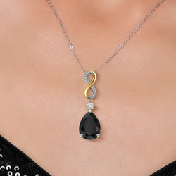 Pendant in 925 Sterling Silver and 10K Yellow Gold