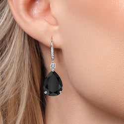 Earrings in 925 Sterling Silver and 10K Yellow Gold