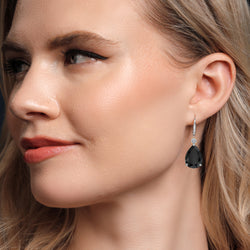 Earrings in 925 Sterling Silver and 10K Yellow Gold
