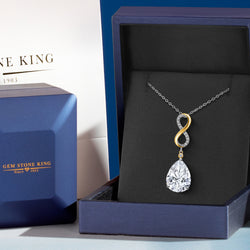 Pendant in 925 Sterling Silver and 10K Yellow Gold
