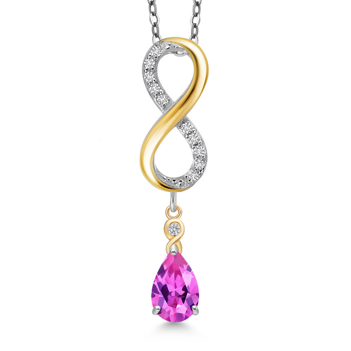 Pink Created Sapphire - September