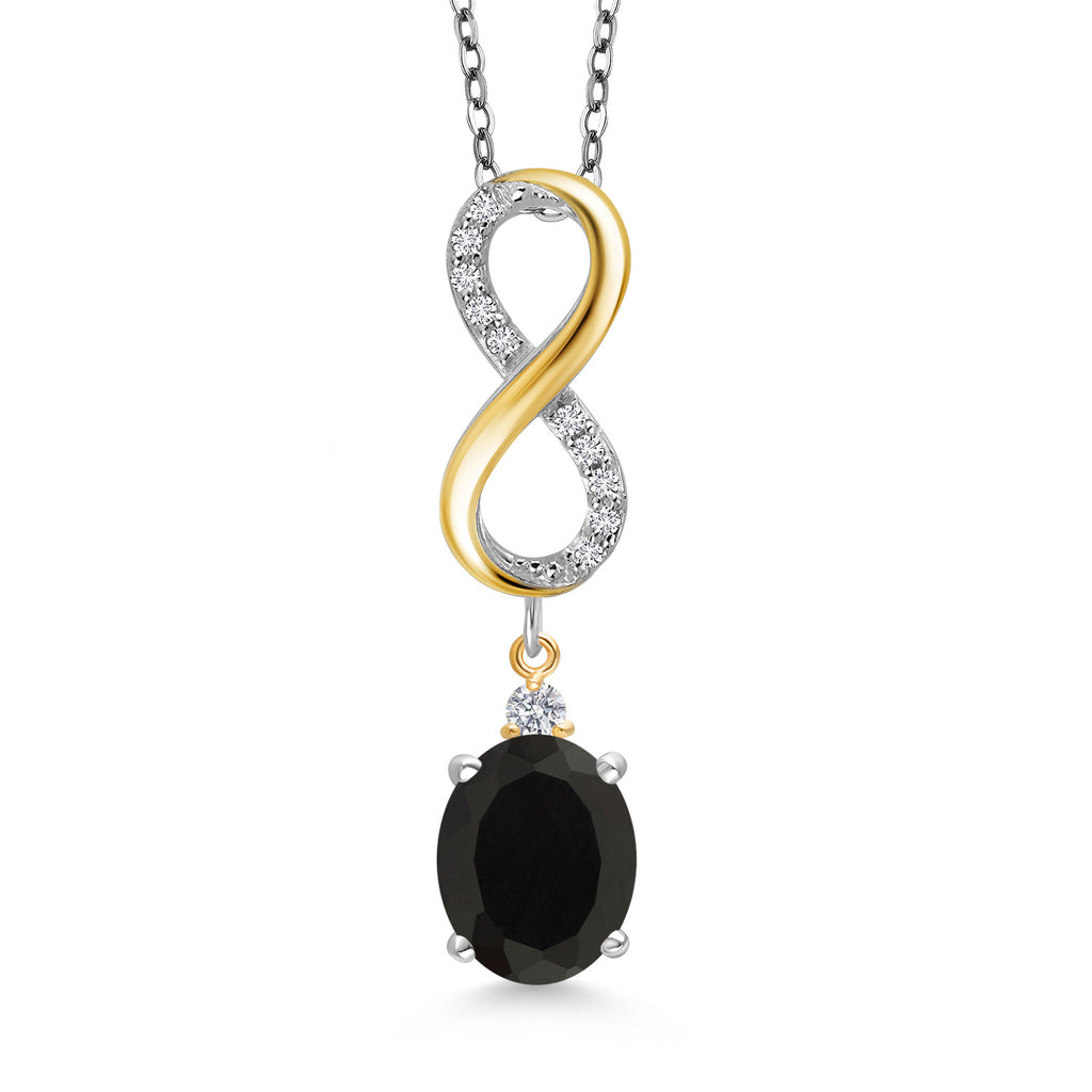 Onyx - December_Pendant in 925 Sterling Silver